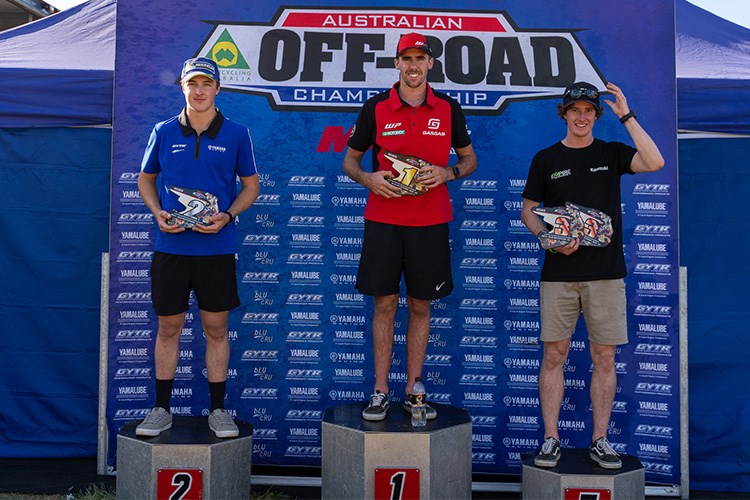 Empire Motorsport Rider, Will Price #50, on the podium (Photo credit: Foremost Media)